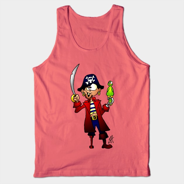 Pirate Tank Top by Cardvibes